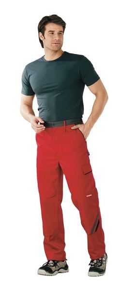 Planam Highline Bundhose, rot/schiefer/schwarz, Größe 54, 2326054