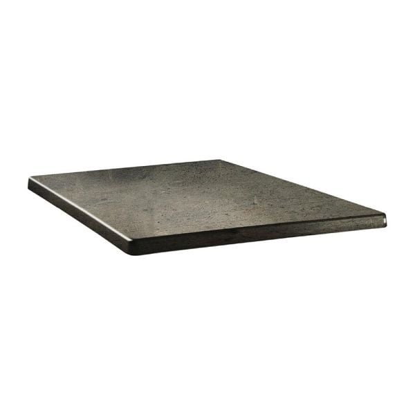 Topalit Classic Line quadratische Tischplatte Beton 70cm, DR948