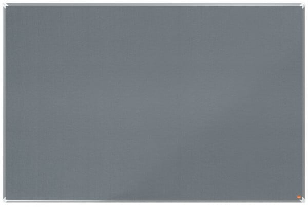 Nobo Premium Plus Filz-Notiztafel 120 x 180 cm, Farbe: Grau, 1915199