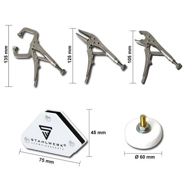 STAHLWERK Mini Mehrzweckwerkzeug Set, 6-teilig., 5339