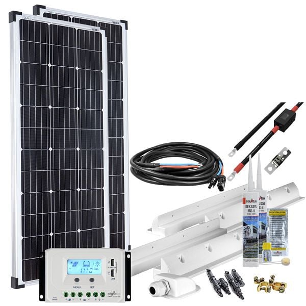 Offgridtec mPremium L-200W 12V Wohnmobil Solaranlage, 4-01-002735