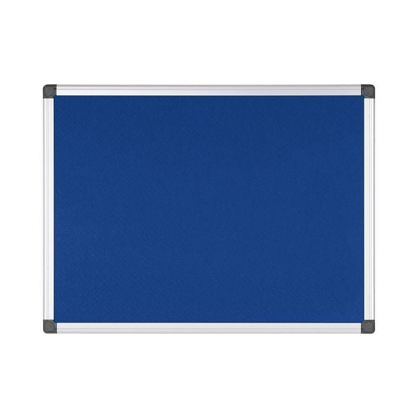 Bi-Office Maya Filztafel Blau mit Aluminiumrahmen 120x90cm, FA0543170