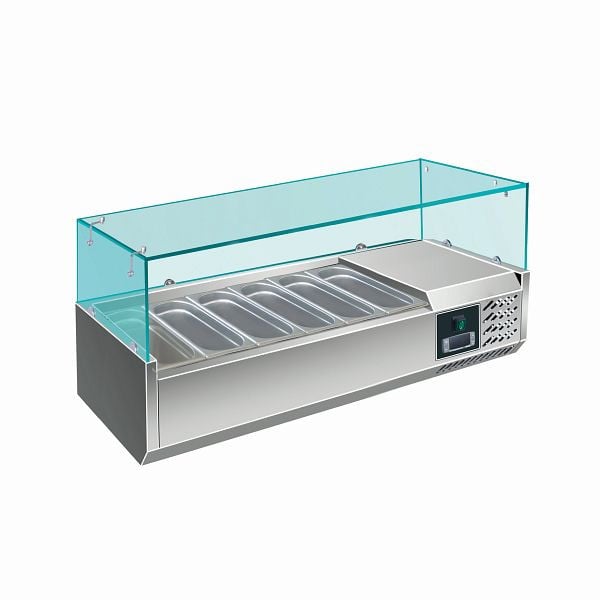 Saro Aufsatzkühlvitrine Modell EVRX 1400/380, 465-2105