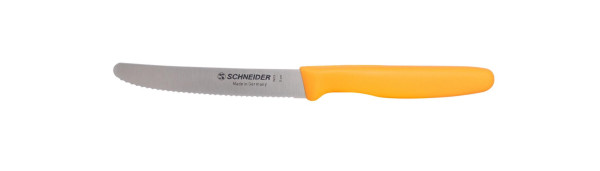 Schneider Universalmesser Welle, 11 cm Griff gelb, 260816