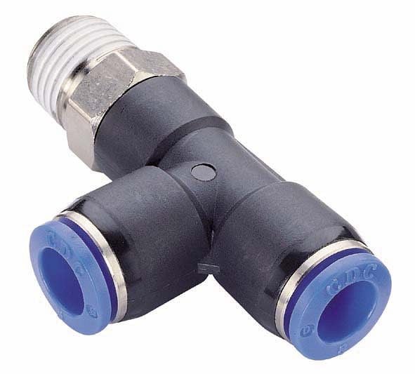 timmer B-LEdk-4-1/8-KU, L-Einschraubverschraubung konisch, mit Gewinde PTFE beschichtet, Schlauch-Ø: 4 mm, Gewinde: 1/8", VE: 10 Stück, 03180080