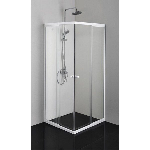 Sanotechnik Eckduschkabine Sanodusch, 78,5-90x190cm 4mm Glas, B8090