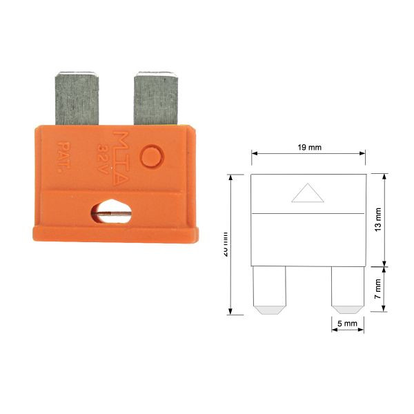 Offgridtec 5A KFZ standard Flachsicherung 6-32V, 8-01-006885