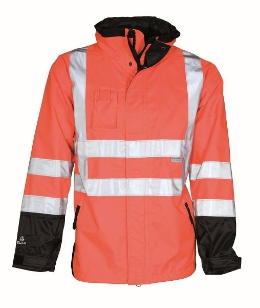 ELKA Visible Xtreme 2-In-1 Jacke Farbe: Warnrot/Schwarz Größe: XS, 086100R062.XS