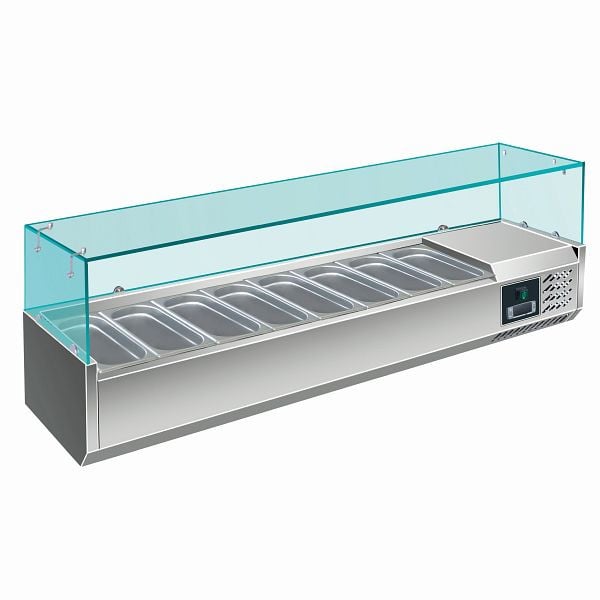 Saro Aufsatzkühlvitrine Modell EVRX 1800/380, 465-2112