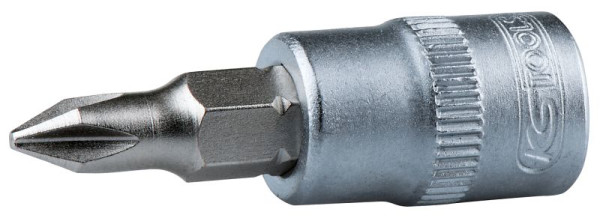 KS Tools 1/4" Bit-Stecknuss, PH1, 911.1415