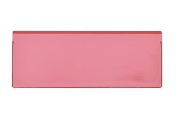 KROG Etikettentaschen für KLT´s, 210 x 80 mm, rot, 5901093XR