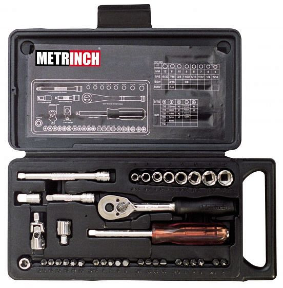 Metrinch Steckschlüssel-Satz, 37-teilig, MET-0325