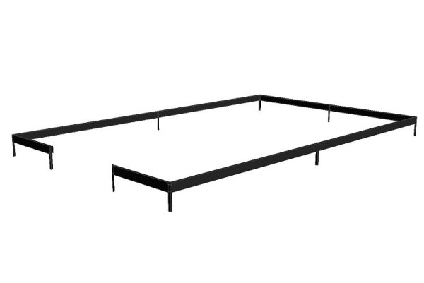 Juliana Fundamentrahmen Gartner 16,2 m² Schwarz, F06417