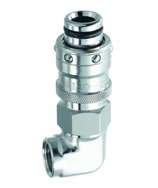 Prevost Stecker 90° mit zylindrischem Innengewinde, IG BSPP= G 3/8, VE: 10 Stück, CPI 126102RE