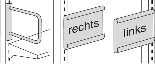 Kerkmann Begrenzungsbügel Univers, lichtgrau, 52893411