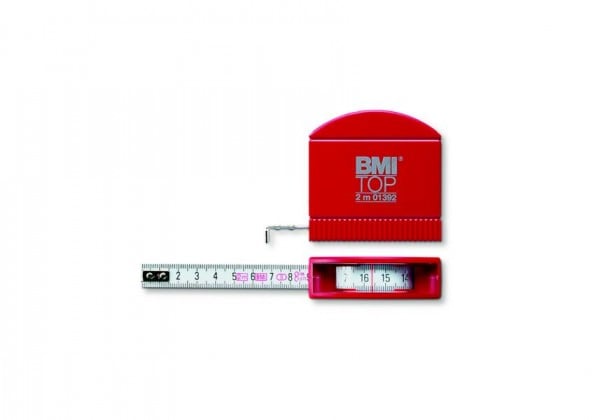 BMI Taschenbandmaß Top mit Innenmessung, Länge 2m, 407241020