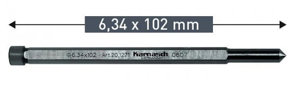 Karnasch Auswerferstift 6,34x102mm, VE: 10 Stück, 201271