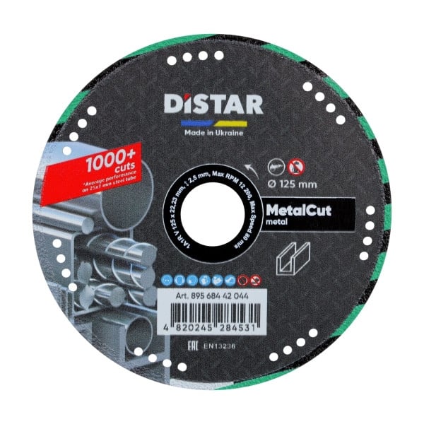 Distar Diamanttrennscheibe 1A1R V 125 Metal CUT, 89568442044