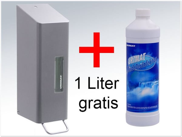 URIMAT Hygienespender für Desinfektionsmittel, aus Edelstahl, 1420912