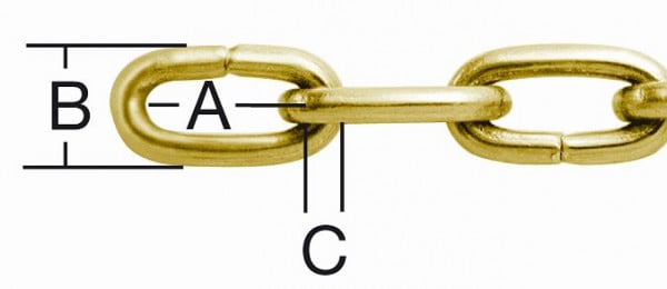 Vormann Uhrkette 1,1 mm vermessingt, VE: 50 Meter, 008209011V