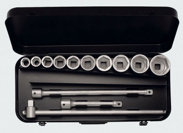 ELORA Steckschlüssel-Satz 3/4", zwölfkant, 13-teilig 7/8"-2" AF, 770-S10 OKA, 0770580112000