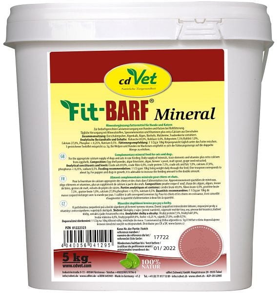 cdVet Fit-BARF Mineral 5 kg, 4129