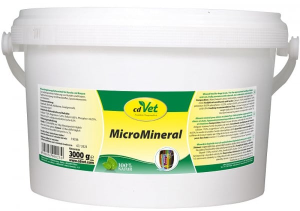 cdVet MicroMineral Hund & Katze 3 kg, 23