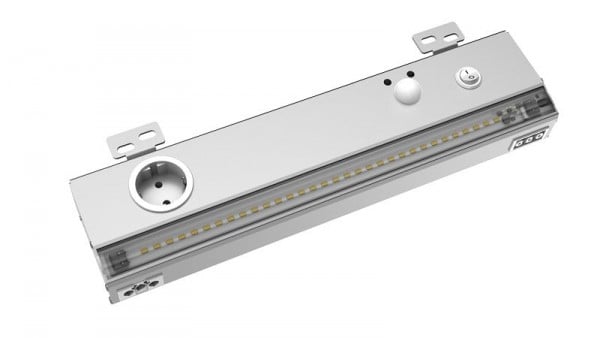 ELMEKO LED-Schaltschrankleuchte LLX-400-BW, 100-240V AC, 2.000lm, 13W, mit Bewegungsmelder, 72 40X 7BW