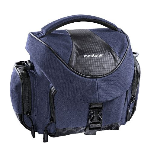 Mantona Premium Kameratasche blau, 21694