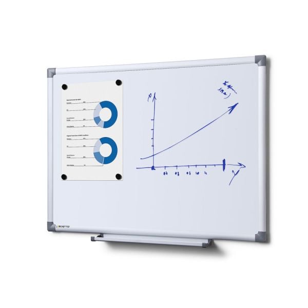 Showdown Displays Whiteboard SCRITTO Economy, 60x45, WBNECS60x45