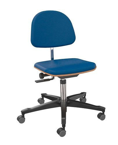 Dauphin Arbeitsstuhl Bezugsstoff blau, 266897