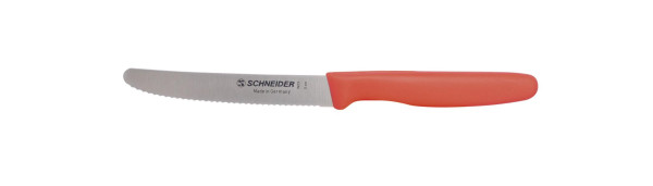 Schneider Universalmesser Welle, 11 cm Griff rot, 260819