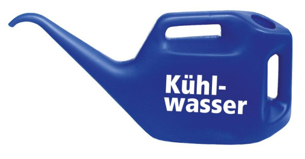 Busching Kühlwasserkanne, ultramarinblau RAL5002, mit Kühlwasser-Logo RAL9001 Motiv-711.369, 100831