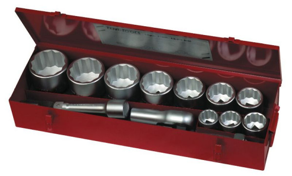 Teng Tools 1"-Steckschlüssel-Set, 12-Kant, 15 Teile, M1115MM