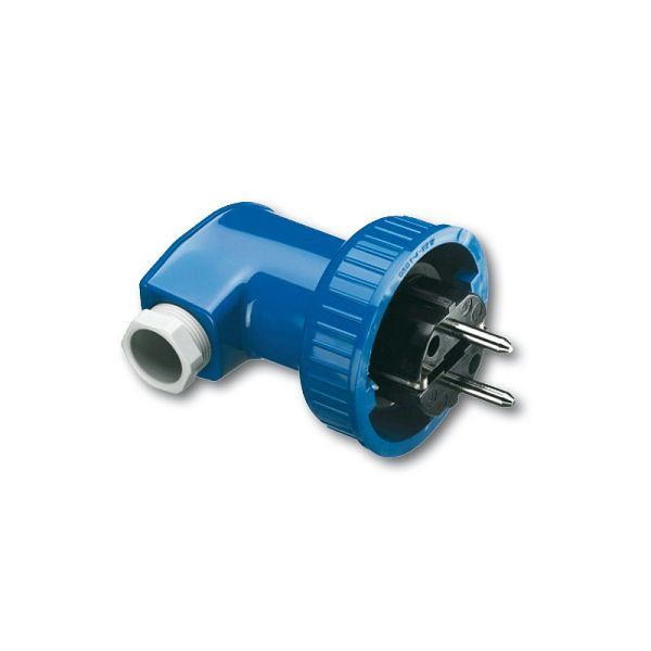 ELSPRO Schutzkontakt-Winkelstecker 3 polig/230V/16A/IP66/druckwasserdicht, SCH11W/WD