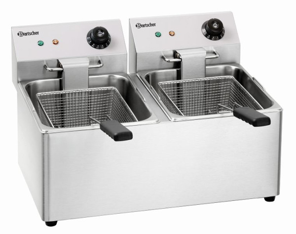 Bartscher Doppel-Fritteuse "SNACK IV", A162812E, 4015613662398