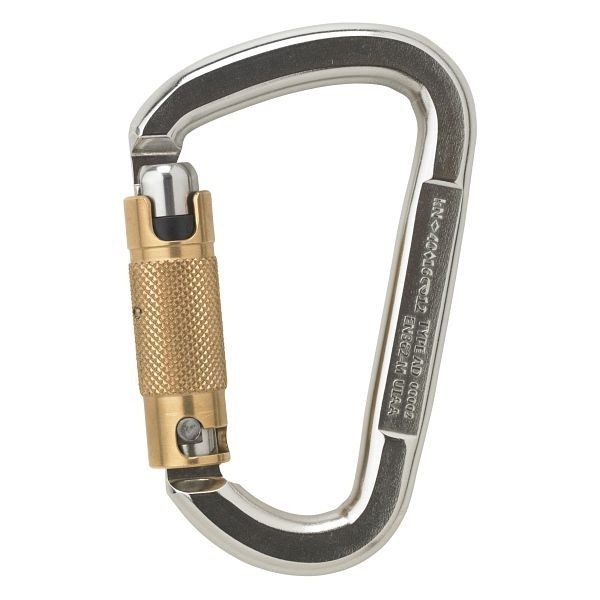 AustriAlpin Karabiner D ASYMM 3-Wege-Autolock Edelstahl 40 kN, VE: 40 Stück, TN35AK3-I