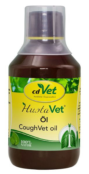 cdVet HustaVet Öl 250ml, Länge: 6,2 cm, Breite: 6,2 cm, Höhe: 13,7 cm, 494