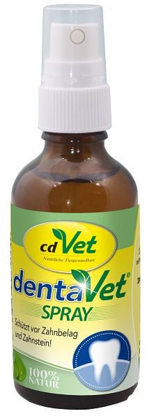 cdVet dentaVet Spray 50ml, Länge: 3,6 cm, Breite: 3,6 cm, Höhe: 9,5 cm, 625