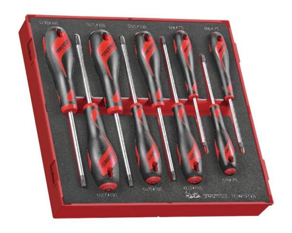 Teng Tools Schraubendreher-Set, TX, FOAM2, 9 Teile, TED909TXN