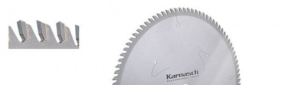 Karnasch Hartmetall-bestücktes Kreissägeblatt Kunststoffe - Profile - Furniere / Dünnschnitt 270x2,2/1,6x30mm 80 WZ, 111425270030