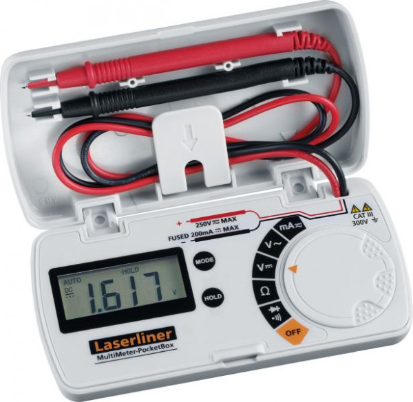 Laserliner MultiMeter PocketBox Multimeter, VE: 5 Stück, 083.028A