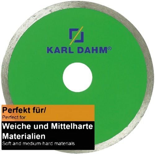 Karl Dahm DTS 4: Diamanttrennscheibe, geschlossener Rand, 50265