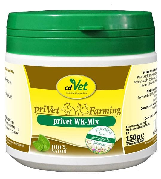 cdVet privet WK-Mix 150g, Länge: 9,8 cm, Breite: 9,8 cm, Höhe: 9,8 cm, 4841