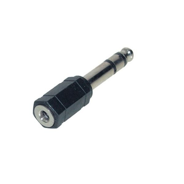 shiverpeaks BASIC-S, Adapter, Klinkenstecker Stereo 6,3mm auf Klinkenkupplung Stereo 3,5mm, BS57070