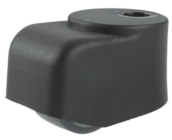 Dörner + Helmer Walzenrolle für empfindliche Böden mit Rückenloch 8 mm, TPE, 25 mm, Tragkraft 50 kg, VE: 8 Stück, 761444