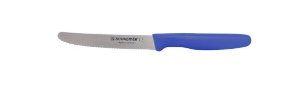 Schneider Universalmesser Welle, 11 cm Griff blau, 260818