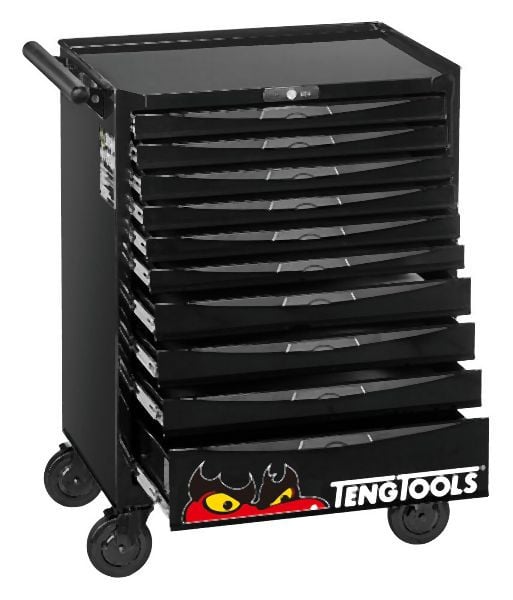 Teng Tools 26"-PRO-Schrank, 10 Schubladen, schwarz, TCW810NBK