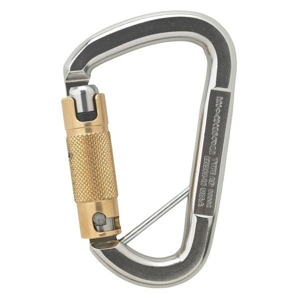 AustriAlpin Karabiner D ASYMM 3-Wege-Autolock Edelstahl 40 kN, mit Splint, VE: 40 Stück, TN35AK3-IS