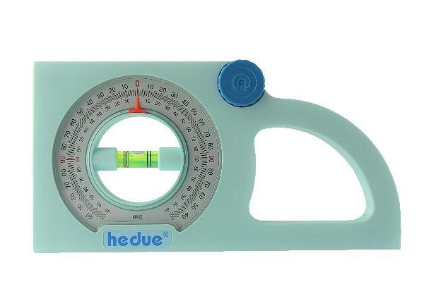 hedue Neigungsmesser NM2, Abmessungen 250 x 130 x 170 mm, Messbereich 0° - 90° - 30°, M500